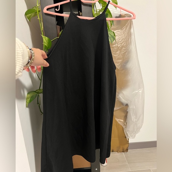 F21 | black halter dress - Picture 2 of 3